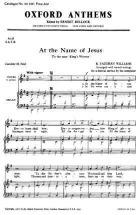 At the Name of Jesus