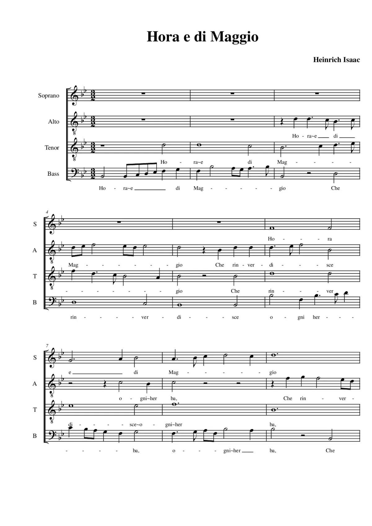 Hora e di Maggio - Page 1