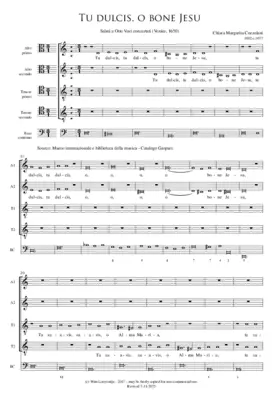 Tu dulcis o bone jesu