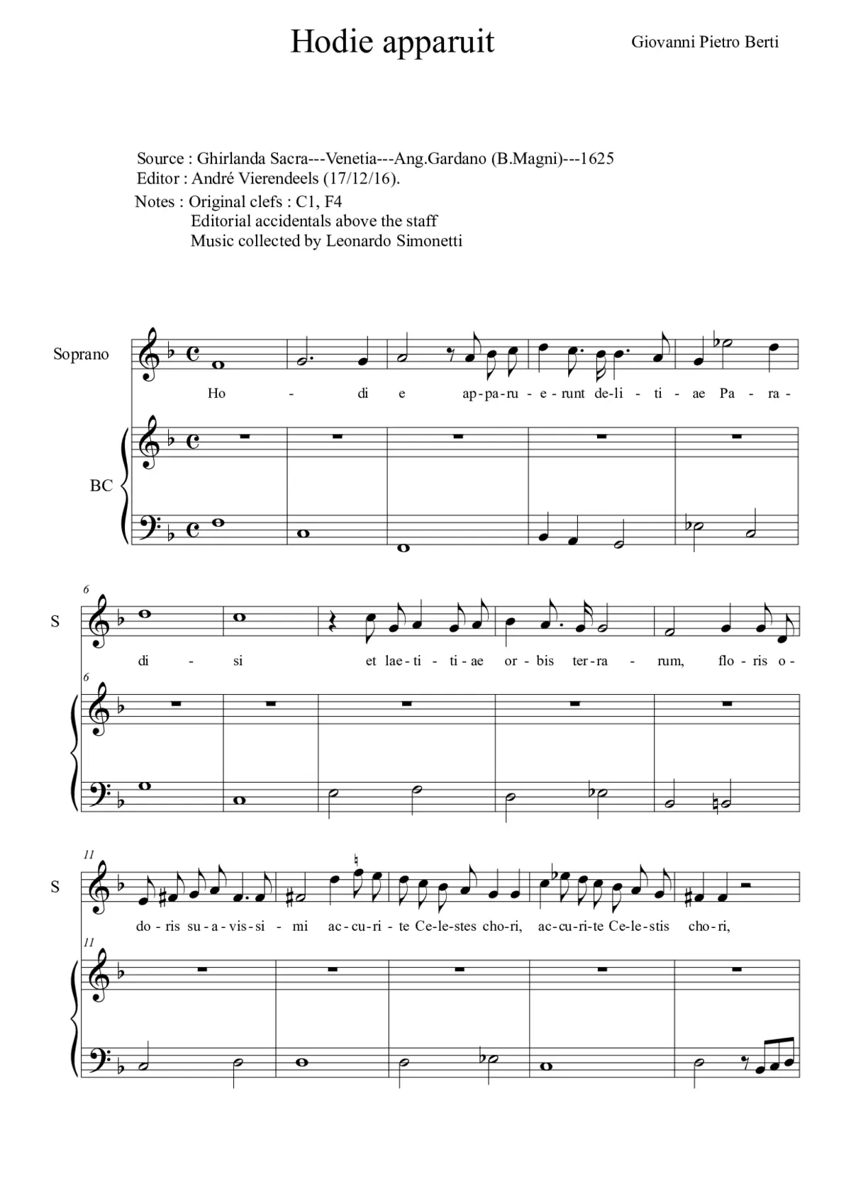 Hodie apparuerunt - Page 1