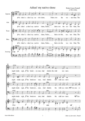 Adieu! my native shore