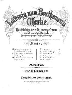 12 Contredanses for Orchestra