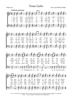 Treue Liebe (So viel Stern' am Himmel)