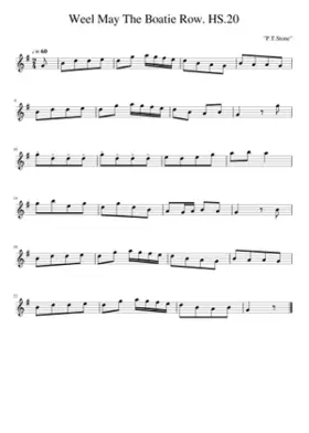 Weel May The Boatie Row. HS.20