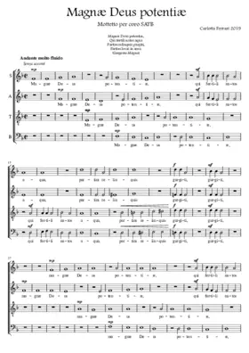 Magnæ Deus potentiæ