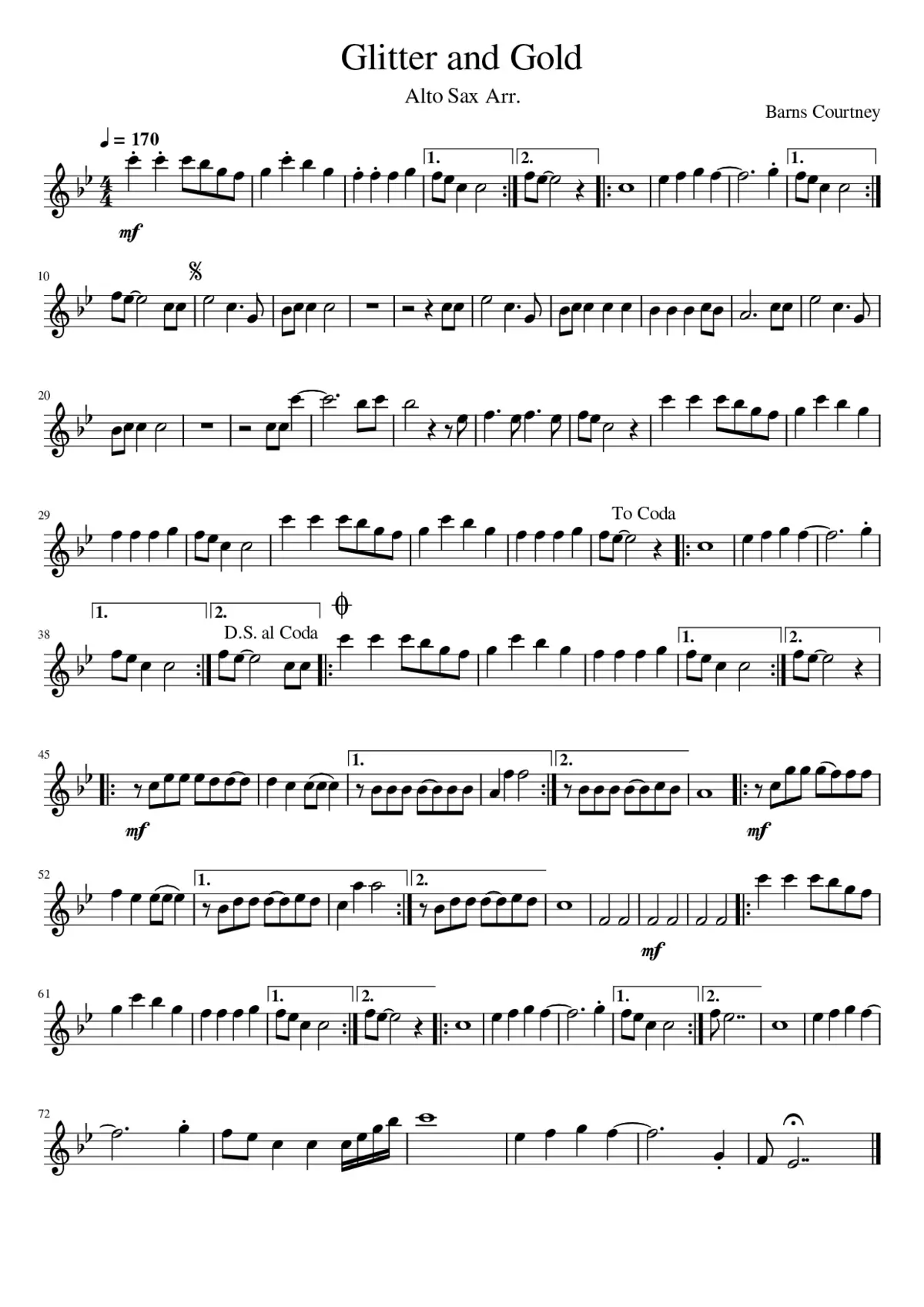 glitter and gold - Page 1