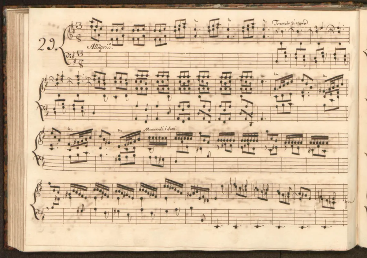 Keyboard Sonata in D major - Page 1