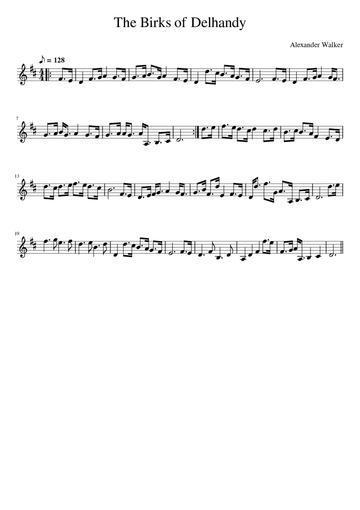 The Birks of Delhandy - Page 1