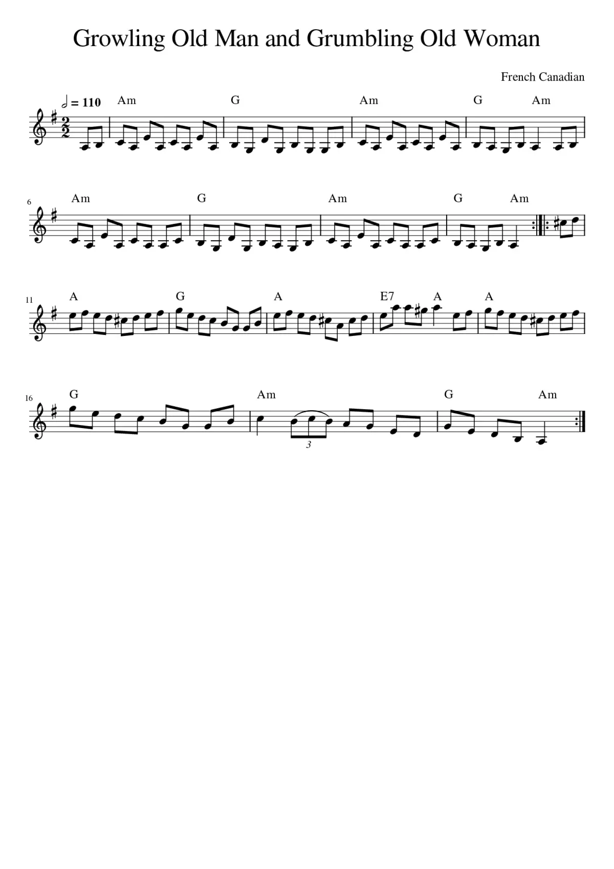 Growling Old Man and Grumbling Old Woman - Page 1