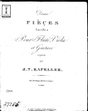 12 Easy Pieces for Flute Viola and Guitar
