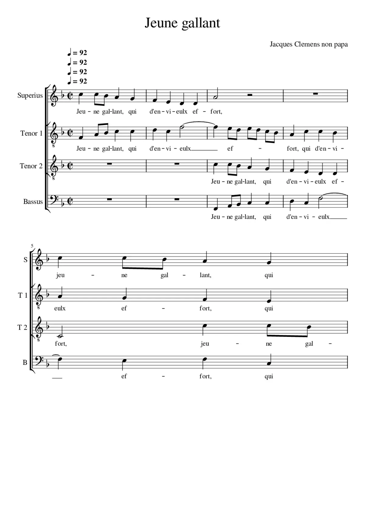 Jeune gallant - Page 1