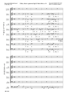 Udite, chiari e generosi figli d'Adria felice