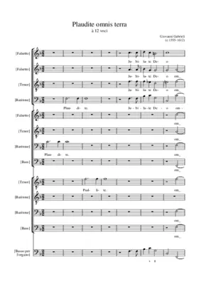 Plaudite omnis terra