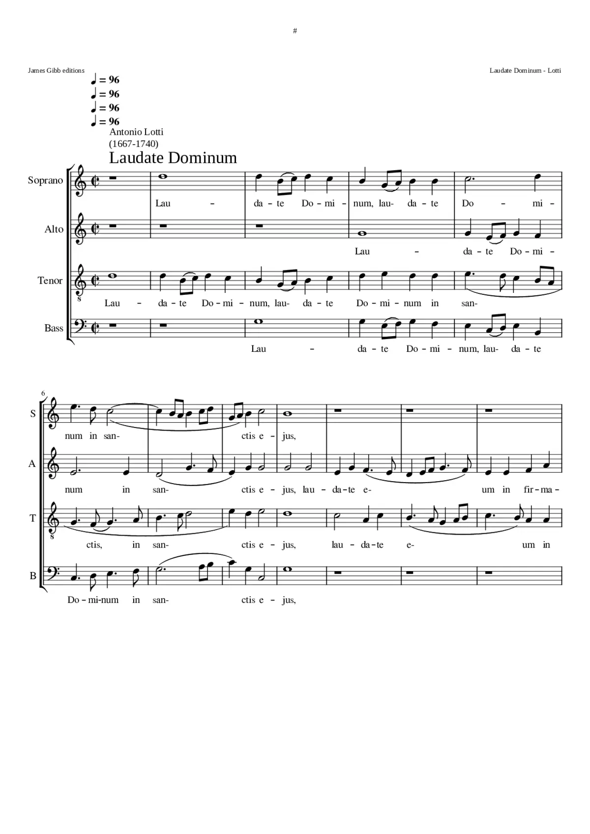 Laudate Dominum in sanctis ejus - Page 1