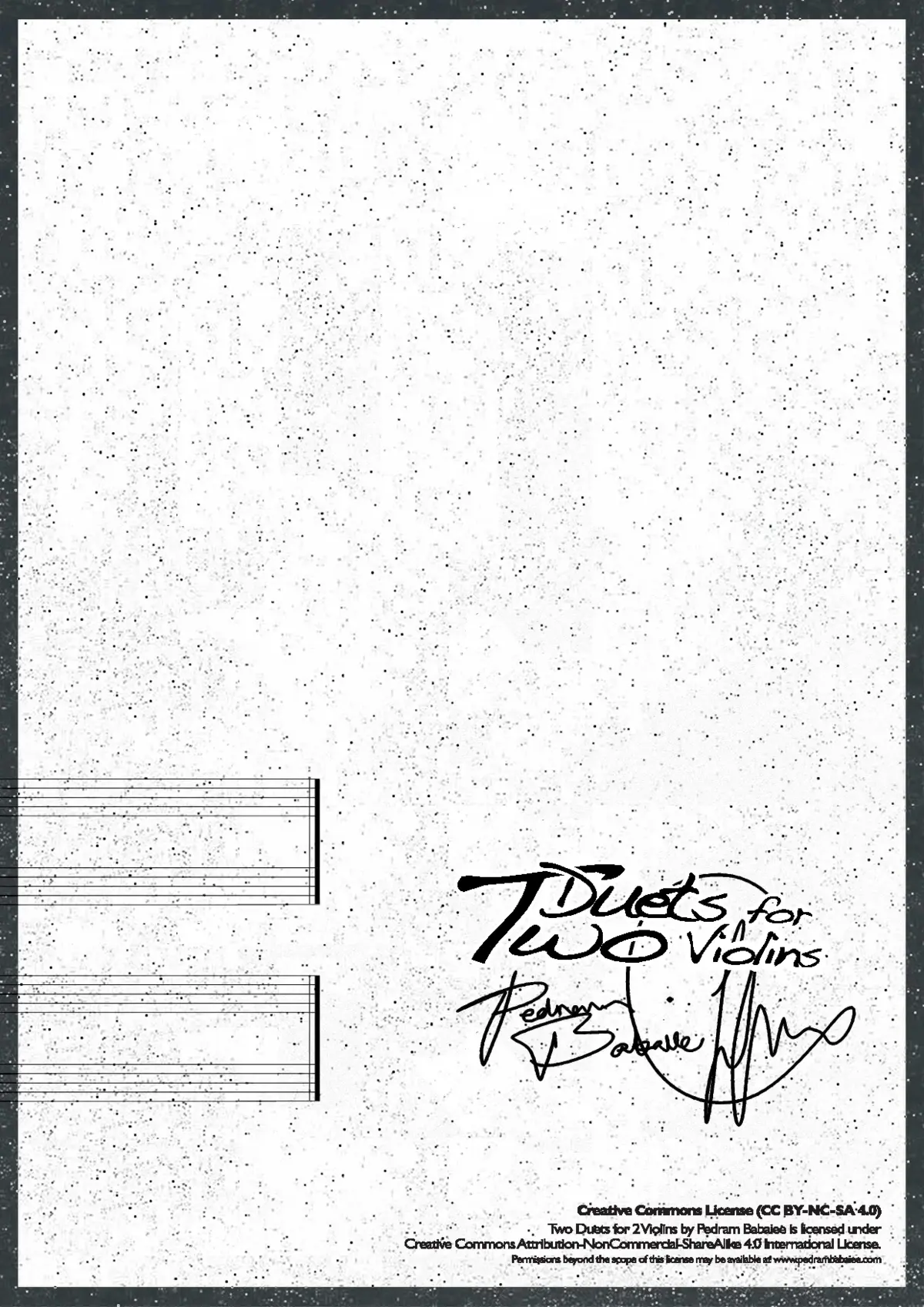 2 Duets for 2 Violins - Page 1