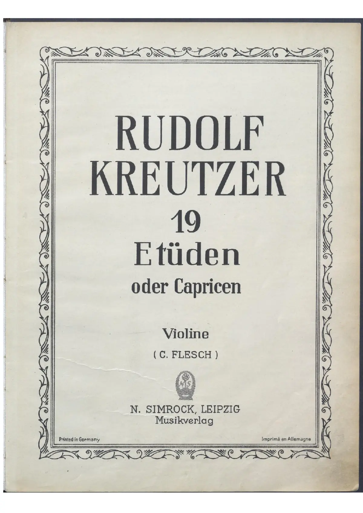 19 Études ou caprices - Page 1