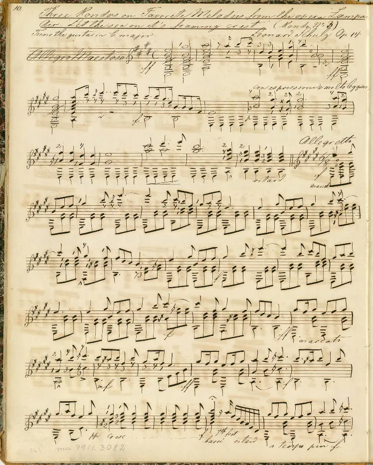 3 Rondos on Favorite Melodies from 'Zampa' - Page 1