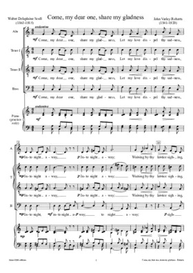 Come, my dear one, share my gladness