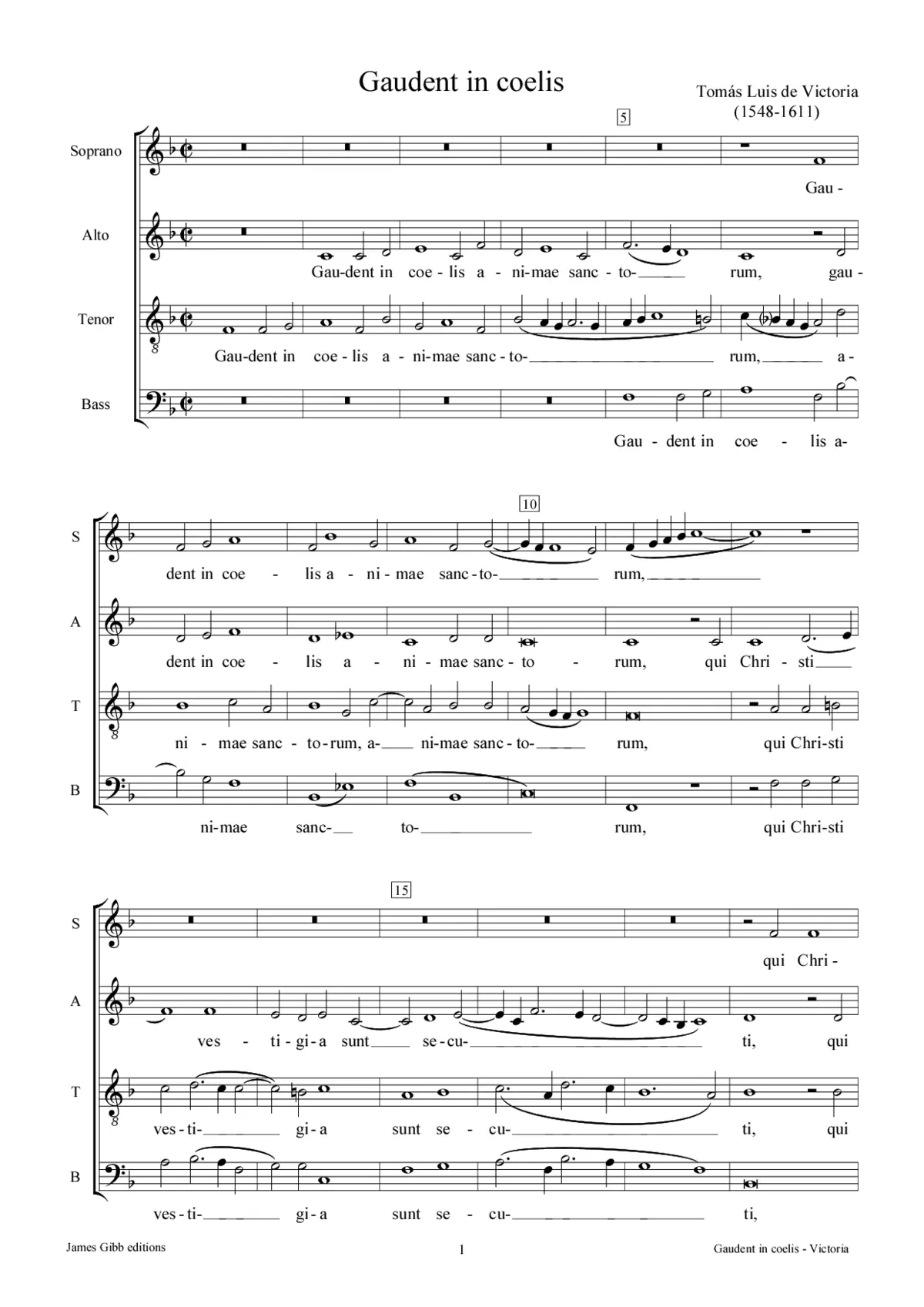 Gaudent in coelis - Page 1