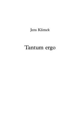 Tantum Ergo