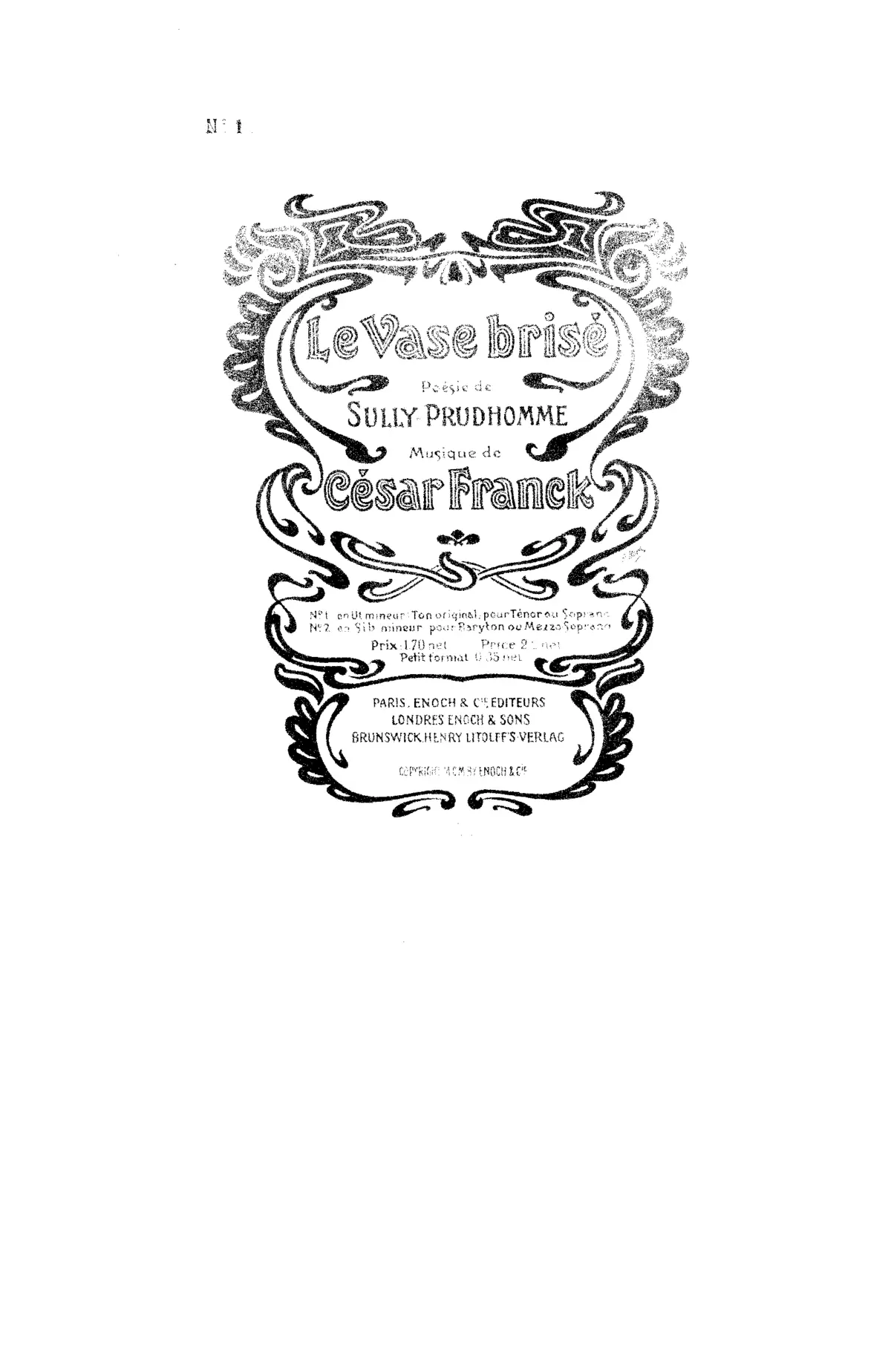 Le vase brisé - Page 1