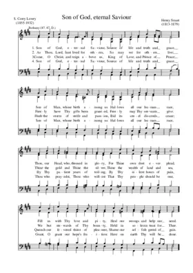 Son of God, eternal Saviour