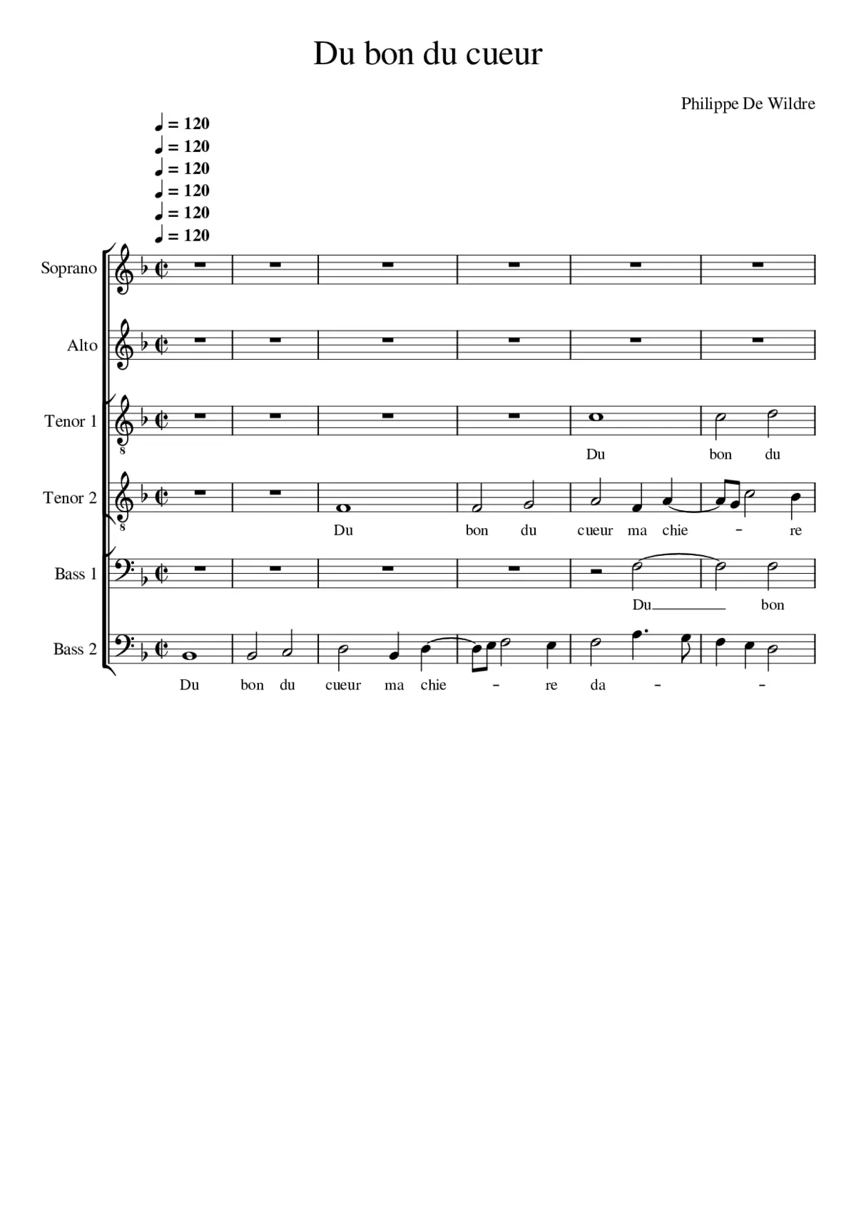 Du bon du cueur - Page 1