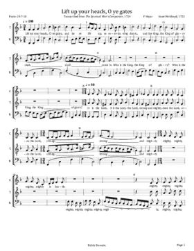 Lift up your heads, O ye gates