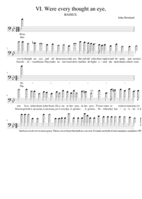 VI. Were every thought an eye