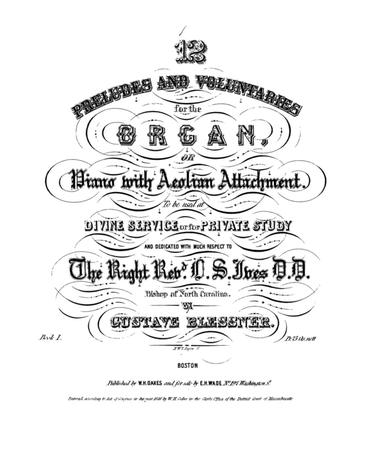 12 Preludes and Voluntaries, Book 1 - Page 1