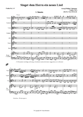 Singet dem Herrn ein neues Lied