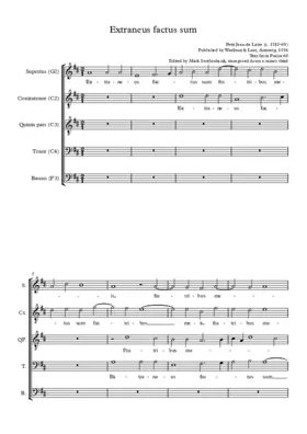 Extraneus factus sum