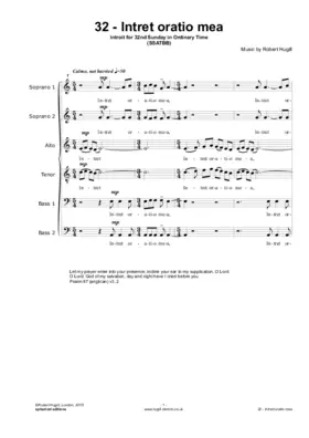 Intret oratio mea