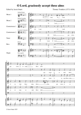 O Lord, graciously accept these alms