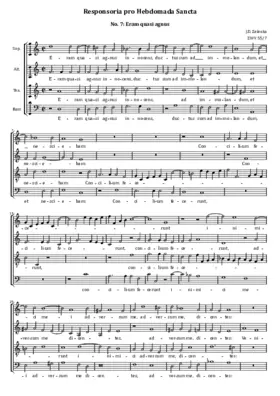 Eram quasi agnus, ZWV 55:07