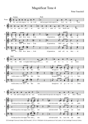 Magnificat and Nunc Dimittis: Tone 4