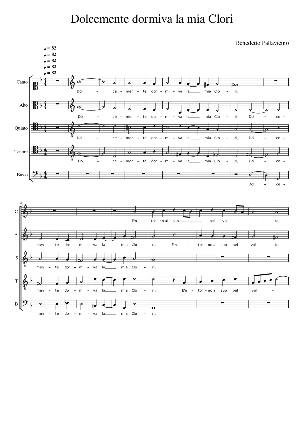 Dolcemente dormiva - Page 1