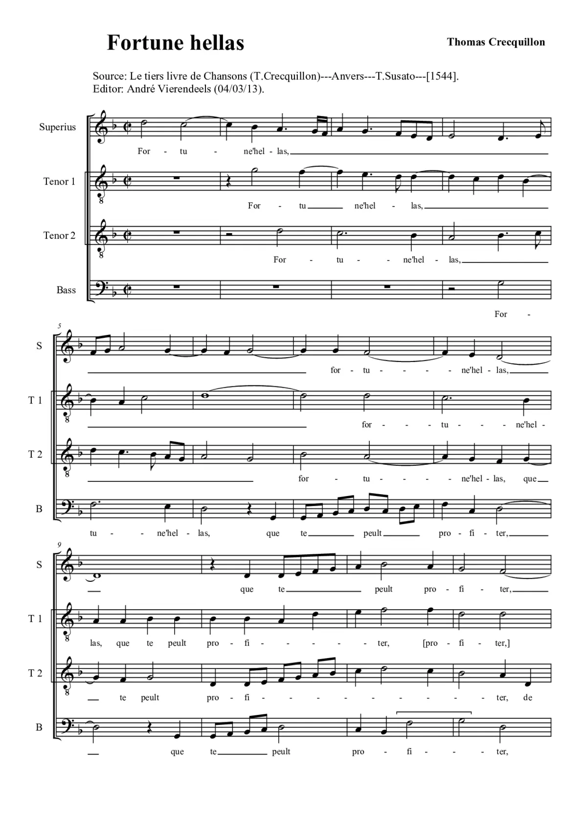 Fortune helas - Page 1