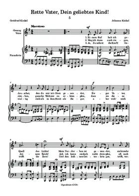 Rette Vater, dein geliebtes Kind!