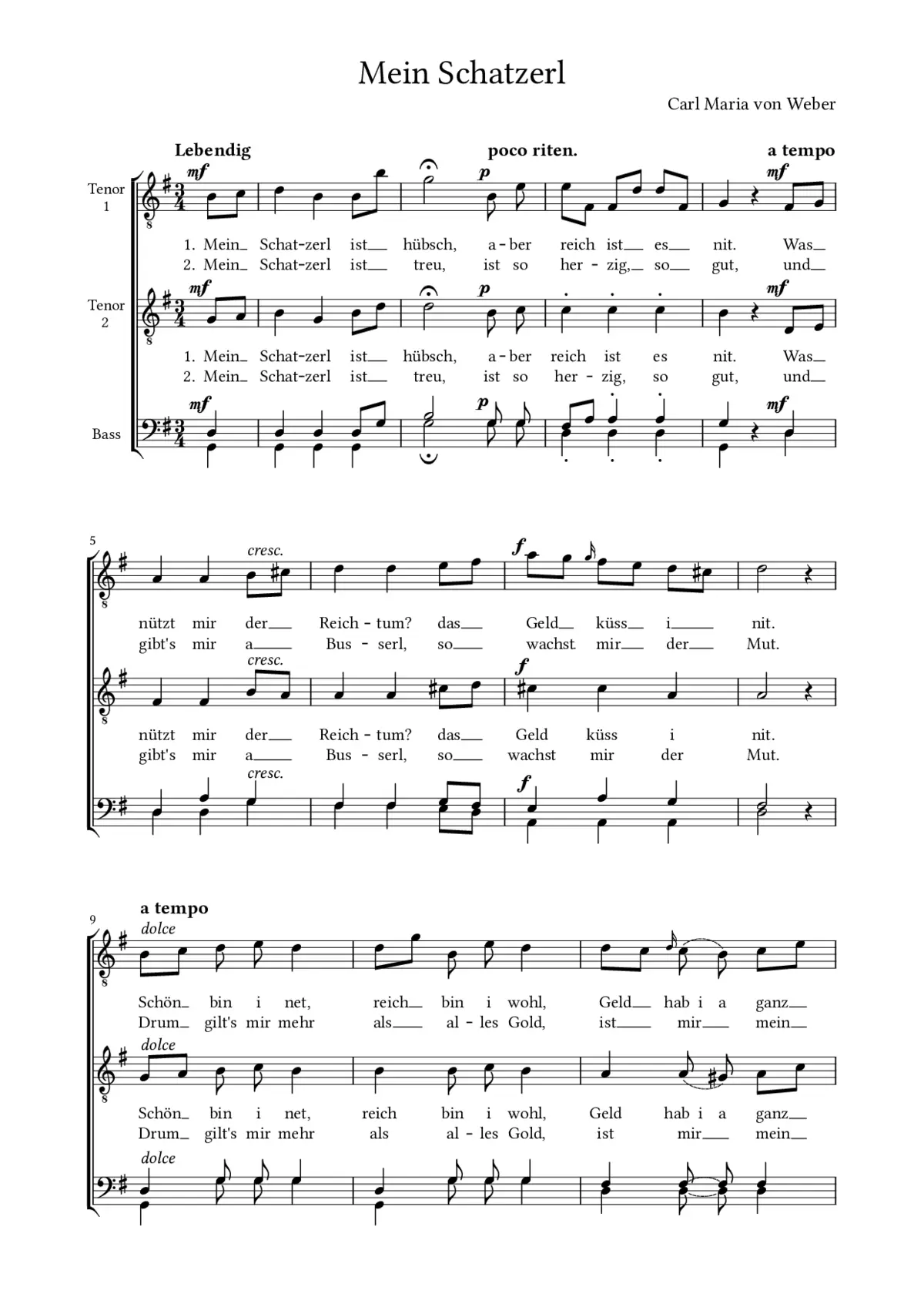 Mein Schatzerl - Page 1