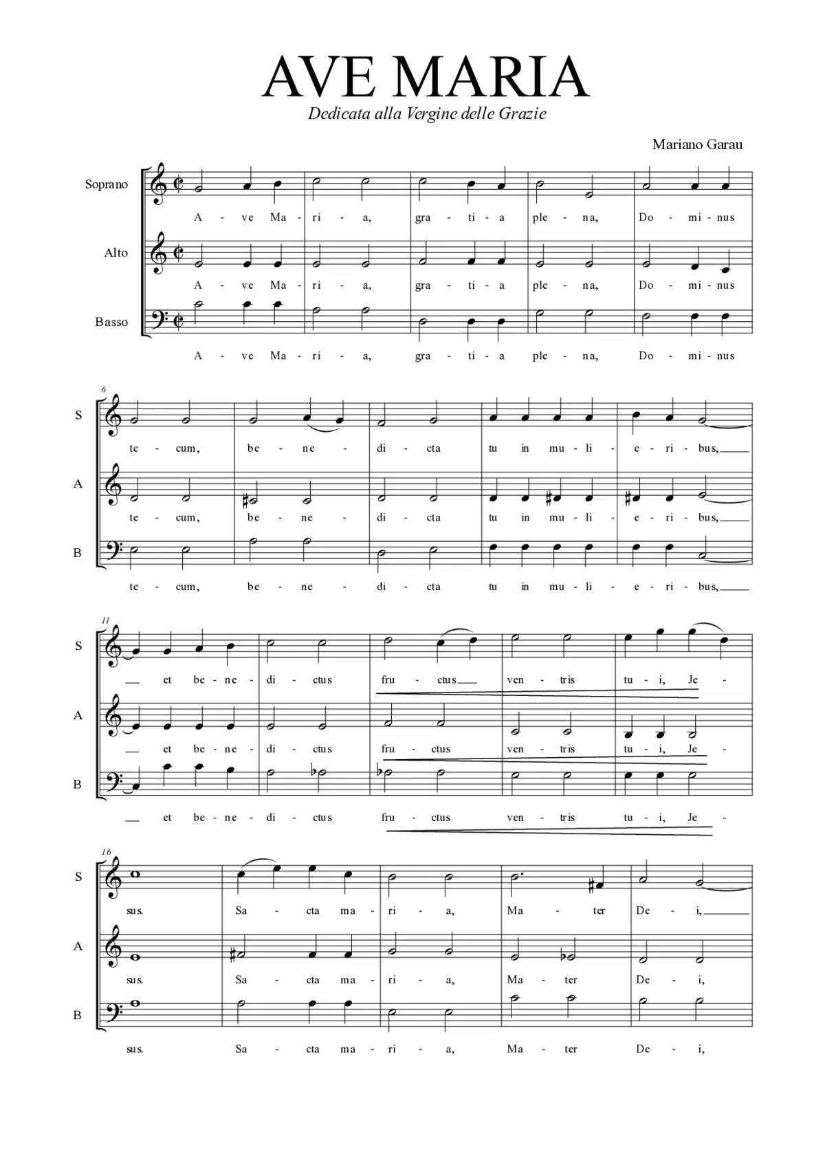 Ave Maria IV - Page 1