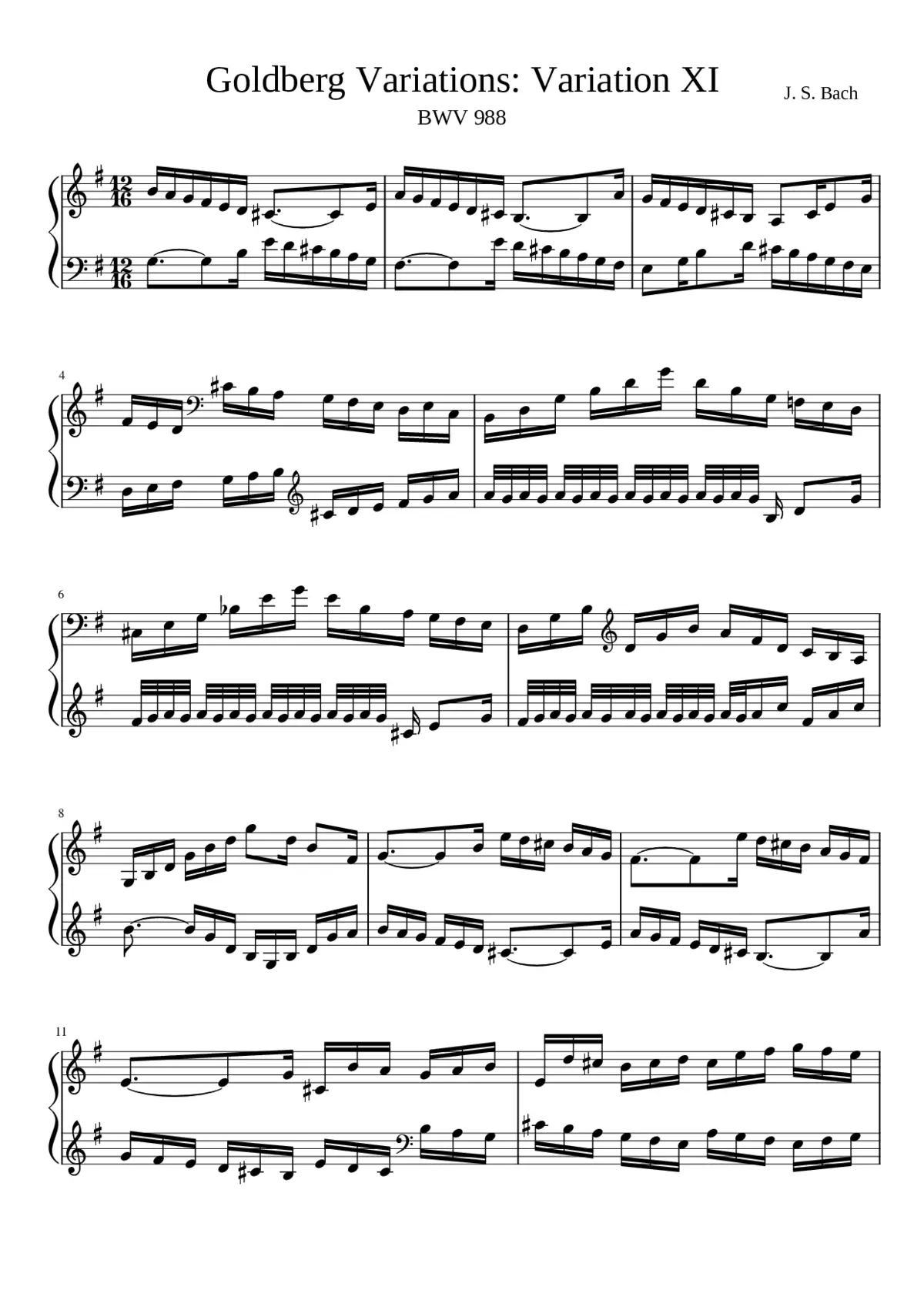 Goldberg-Variationen BWV 988 - Page 1