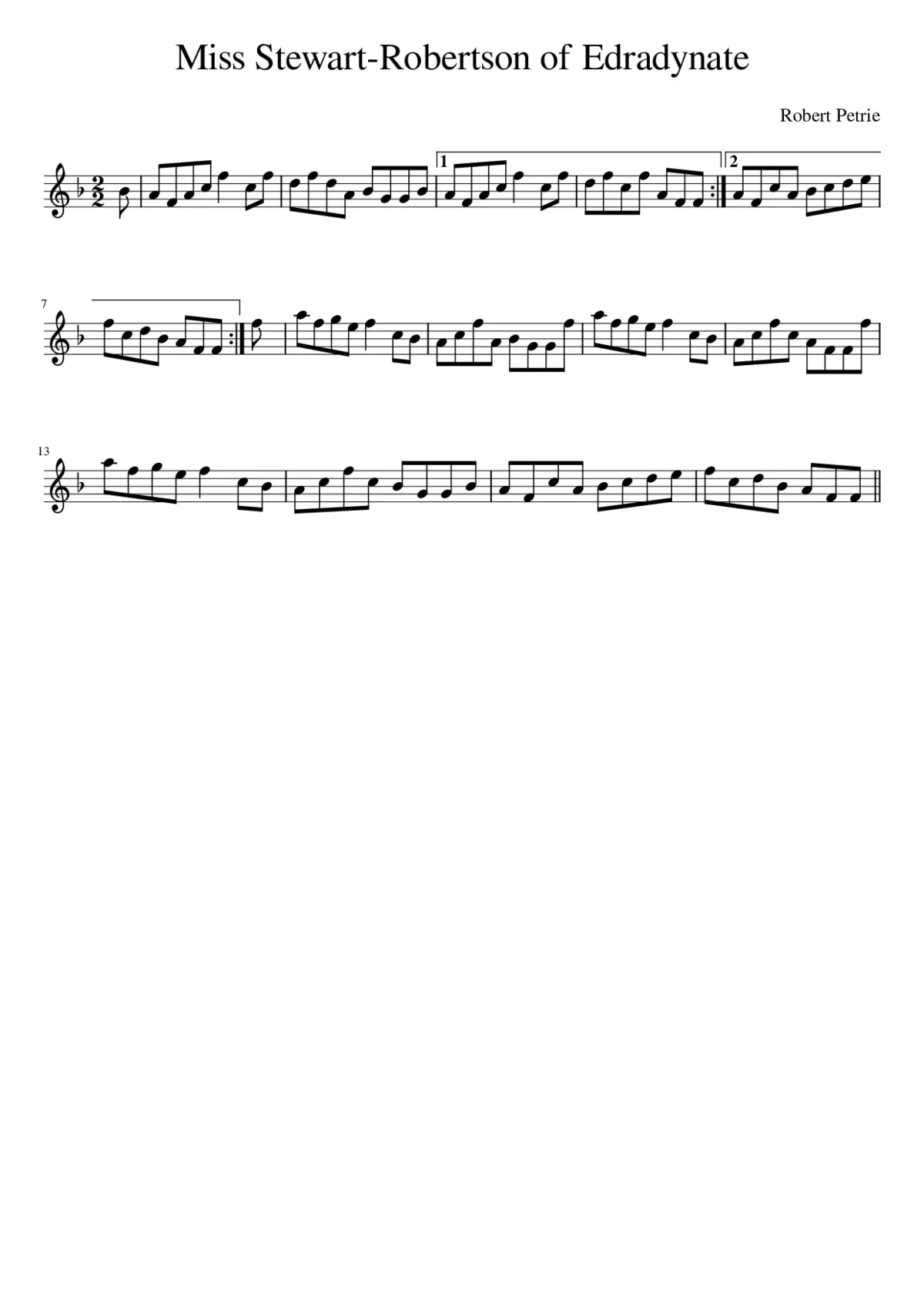 Miss Stewart-Robertson of Edradynate - Page 1