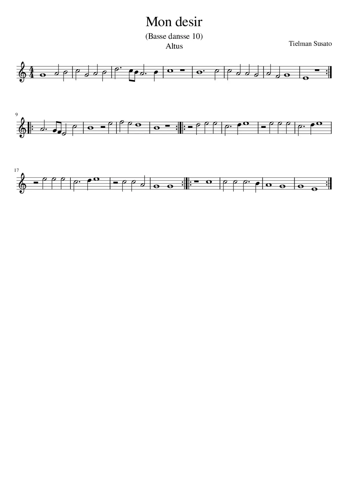 Mon desir - Page 1