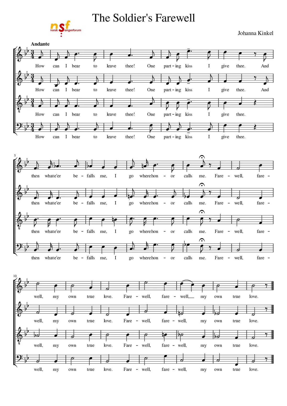 The Soldier's Farewell - Page 1