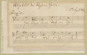 Albumblatt für Clara Schumann