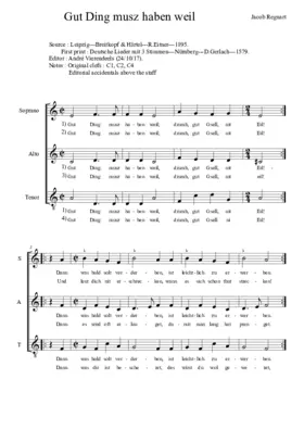 Gut Ding musz haben weil