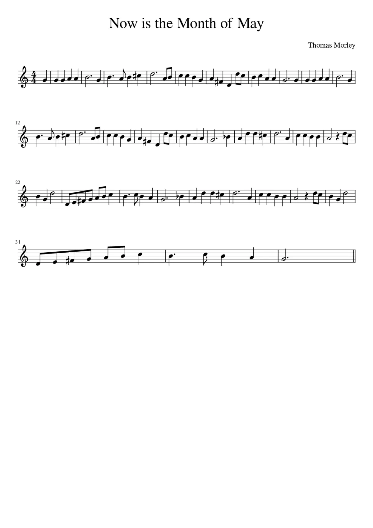 Now is the Month of May - Page 1