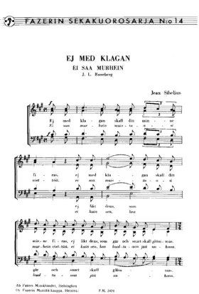 Not with lamentation