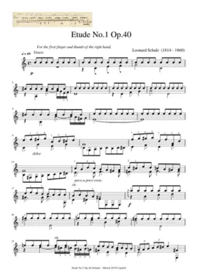 Etude No.1 Op.40